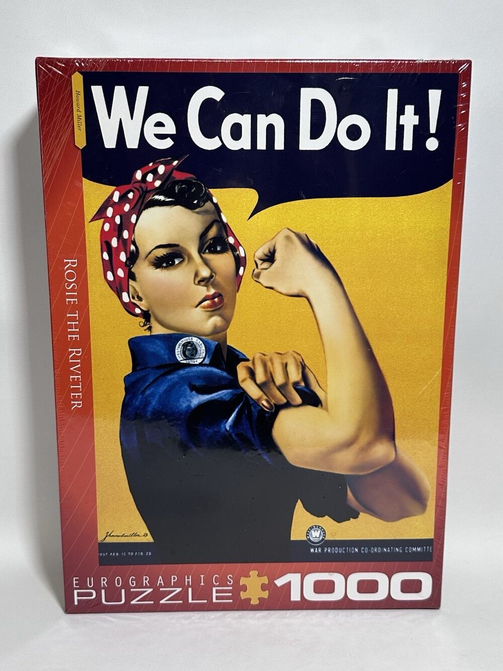 NIP Eurographics Puzzle 1000 Pc - Rosie the Riveter NEW sealed